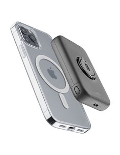 Портативное зарядное устройство Cellularline MAG 5000 Wireless, 5000мА·ч, Чёрный 2