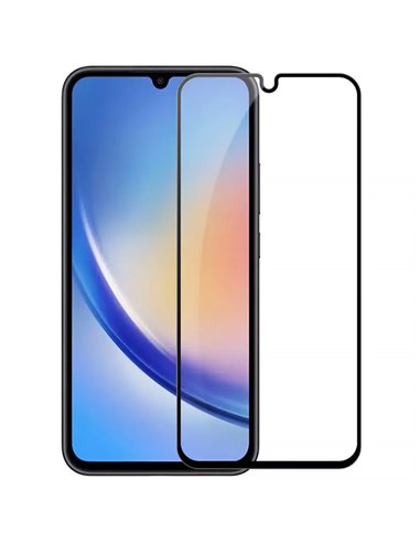 Защитное стекло Nillkin Galaxy  A34 - Tempered Glass CP+ pro, Чёрный