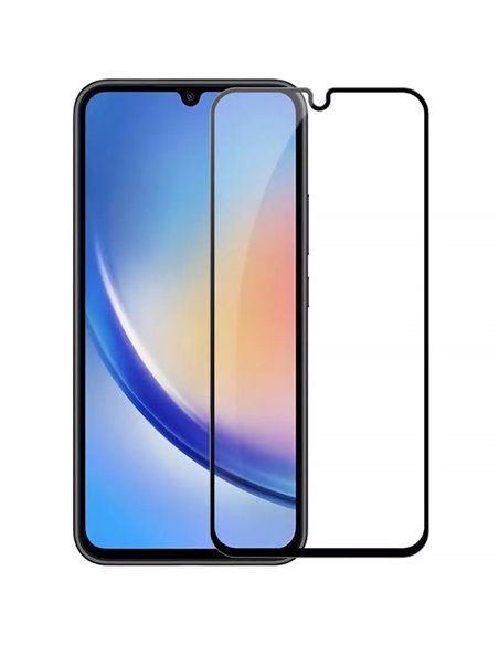Защитное стекло Nillkin Galaxy  A34 - Tempered Glass CP+ pro, Чёрный