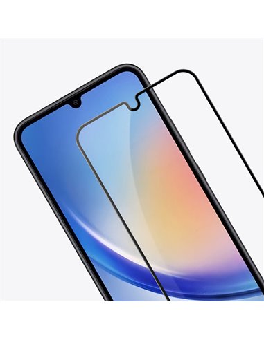 Защитное стекло Nillkin Galaxy  A34 - Tempered Glass CP+ pro, Чёрный