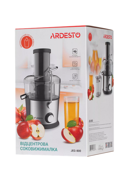 Соковыжималка Ardesto JEG-800, Нержавеющая сталь