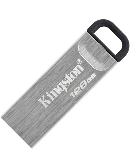 USB Flash накопитель Kingston DataTraveler Kyson, 128Гб, Серебристый