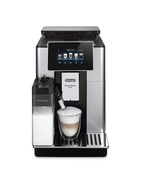 Espressor automat De'Longhi ECAM610.55.SB, Argintiu / Negru