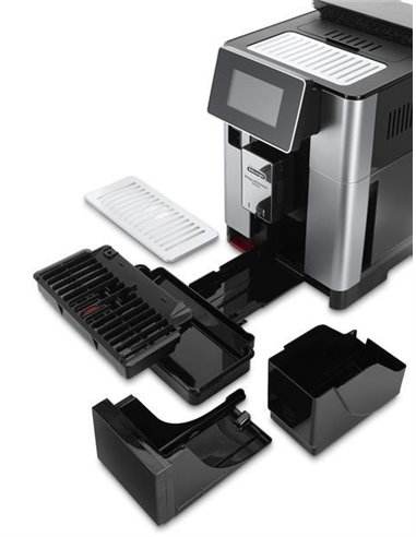 Espressor automat De'Longhi ECAM610.55.SB, Argintiu / Negru