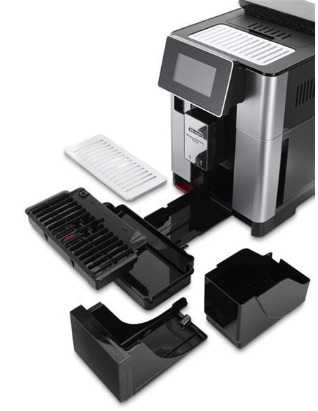 Espressor automat De'Longhi ECAM610.55.SB, Argintiu / Negru