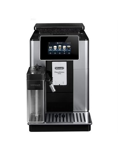 Espressor automat De'Longhi ECAM610.55.SB, Argintiu / Negru
