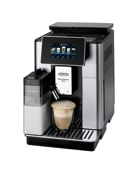 Espressor automat De'Longhi ECAM610.55.SB, Argintiu / Negru