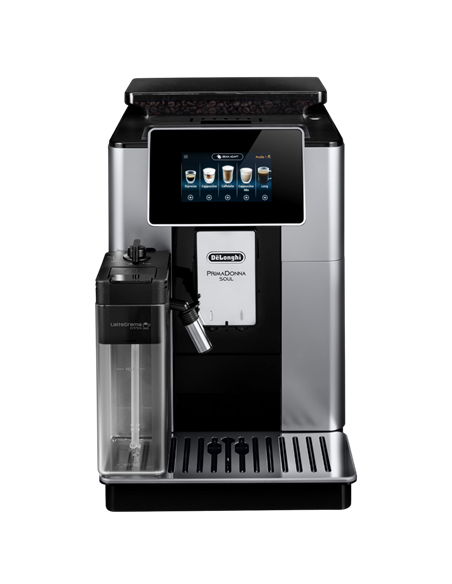 Espressor automat De'Longhi ECAM610.55.SB, Argintiu / Negru