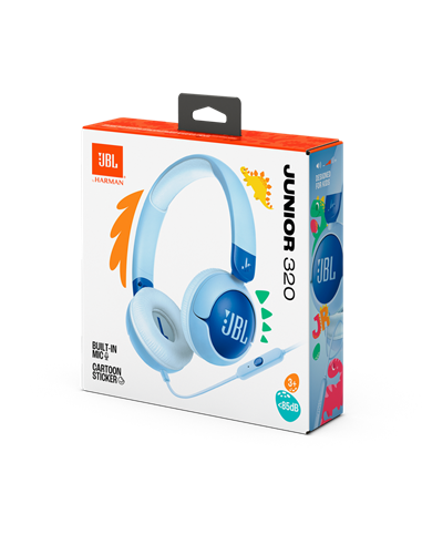 Наушники JBL JR320, Синий
