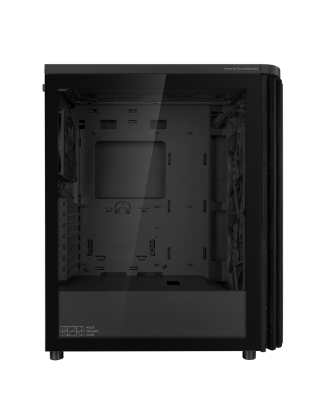 Carcasă PC ASUS ProArt PA401 Wood TG, Midi-Tower, Fără PSU, Negru