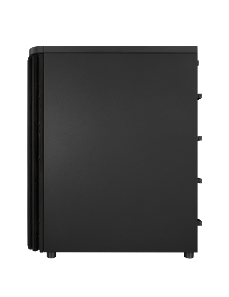 Компьютерный корпус ASUS ProArt PA401 Wood TG, Midi-Tower, Без блока питания, Чёрный