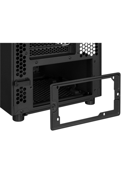 Компьютерный корпус ASUS ProArt PA401 Wood TG, Midi-Tower, Без блока питания, Чёрный
