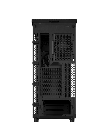 Компьютерный корпус ASUS ProArt PA401 Wood TG, Midi-Tower, Без блока питания, Чёрный