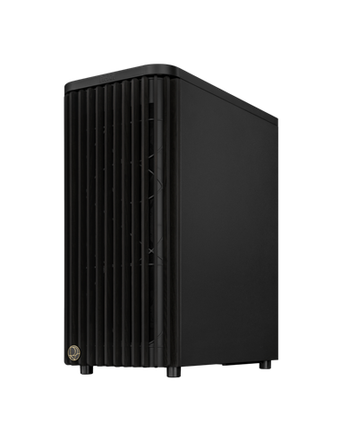 Компьютерный корпус ASUS ProArt PA401 Wood TG, Midi-Tower, Без блока питания, Чёрный