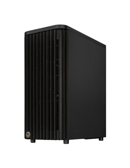 Carcasă PC ASUS ProArt PA401 Wood TG, Midi-Tower, Fără PSU, Negru