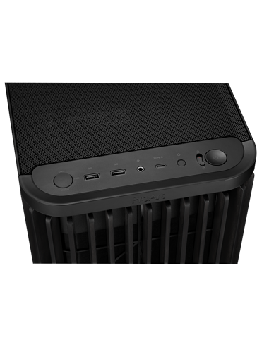 Carcasă PC ASUS ProArt PA401 Wood TG, Midi-Tower, Fără PSU, Negru