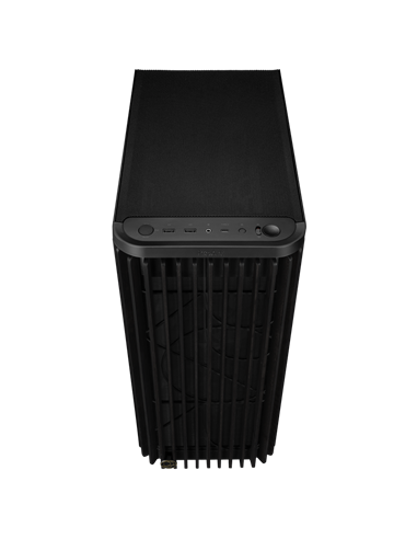 Carcasă PC ASUS ProArt PA401 Wood TG, Midi-Tower, Fără PSU, Negru