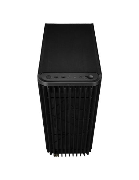 Компьютерный корпус ASUS ProArt PA401 Wood TG, Midi-Tower, Без блока питания, Чёрный