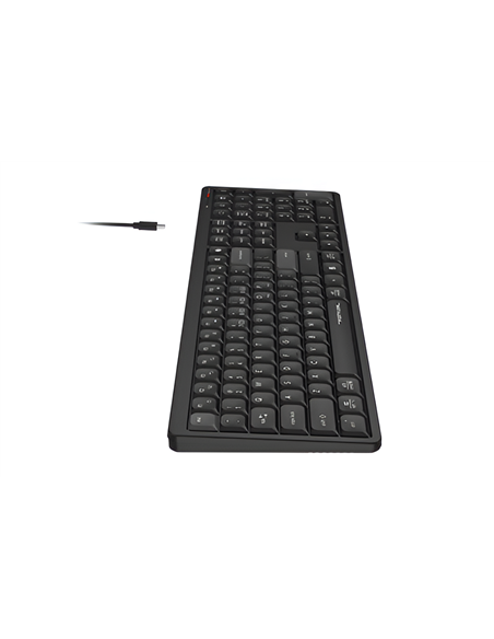 Tastatură A4Tech FBX55C, Fără fir, Gri