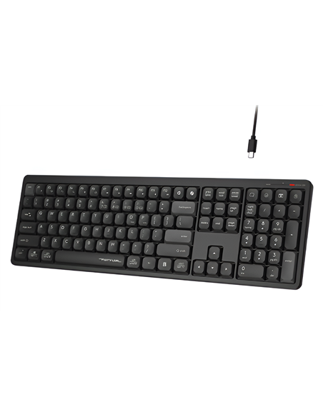 Tastatură A4Tech FBX55C, Fără fir, Gri