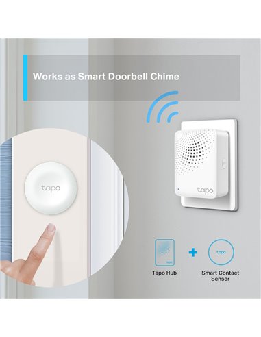 Smart Hub TP-LINK Tapo H100, Alb