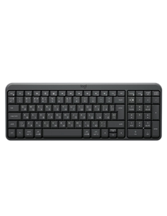 Клавиатура Logitech K250, Беспроводное, Графитовый