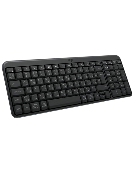 Клавиатура Logitech K250, Беспроводное, Графитовый