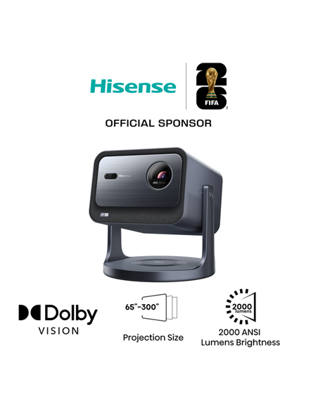 Proiector inteligent Hisense C2, 3000ANSI Lumens, HD (1280 x 700)
