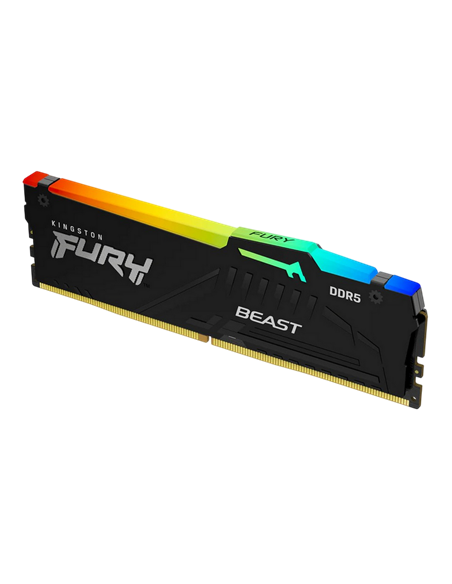 Memorie RAM Kingston FURY Beast RGB, DDR5 SDRAM, 6000 MHz, 8GB, KF560C30BBEA-8