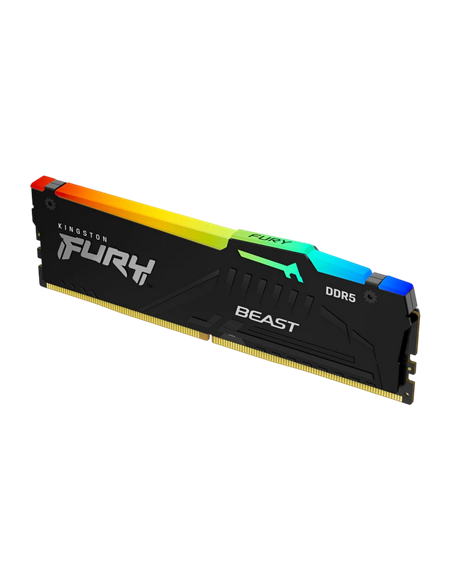 Memorie RAM Kingston FURY Beast RGB, DDR5 SDRAM, 6000 MHz, 8GB, KF560C30BBEA-8
