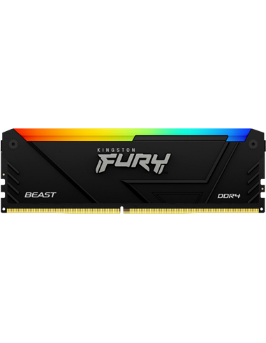 Оперативная память Kingston FURY Beast RGB, DDR4 SDRAM, 3600 МГц, 32 Гб, KF436C18BB2AK2/32