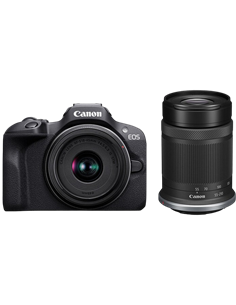 Беззеркальный фотоаппарат Canon EOS R100 & RF-S 18-45mm f/4.5-6.3 IS STM & RF-S 55-210mm f/5-7.1 IS STM KIT