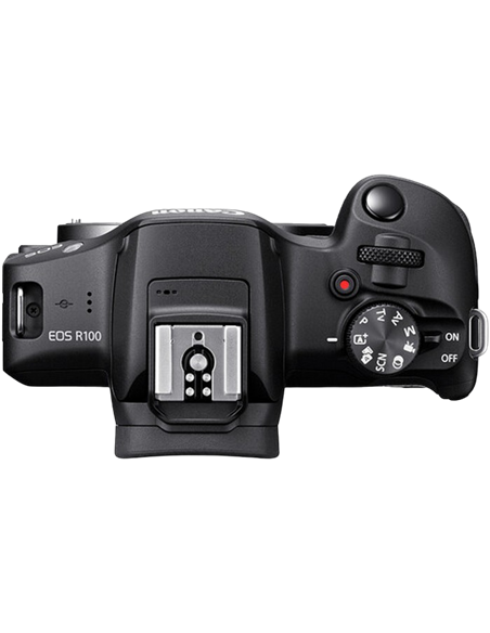 Беззеркальный фотоаппарат Canon EOS R100 & RF-S 18-45mm f/4.5-6.3 IS STM & RF-S 55-210mm f/5-7.1 IS STM KIT