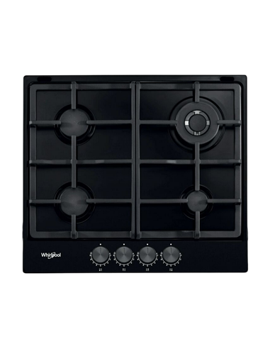 Газовая варочная панель Whirlpool TKRL 661 NB, Чёрный