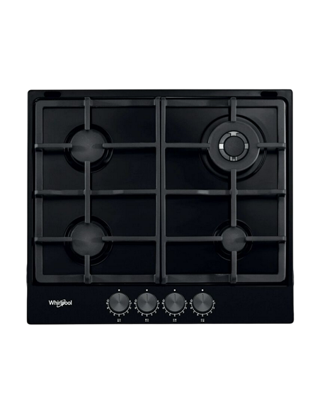 Plită pe gaz Whirlpool TKRL 661 NB, Negru