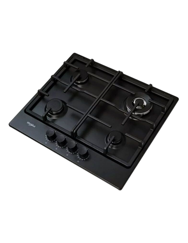 Plită pe gaz Whirlpool TKRL 661 NB, Negru