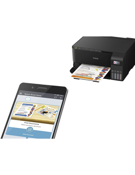Струйный принтер Epson MFD EcoTank L3550, Чёрный
