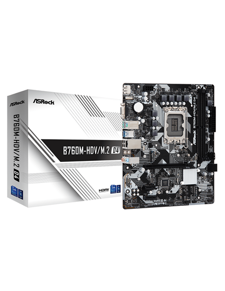 MB S1700 ASRock B760M-HDV/M.2 D4  mATX
