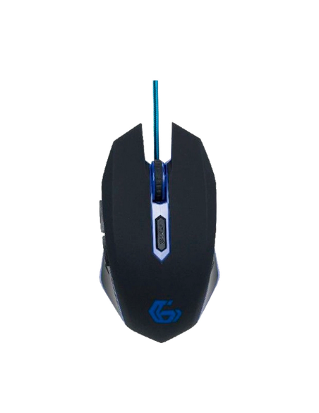 Игровая мышь Gembird MUSG-001-B, Черный/Синий
