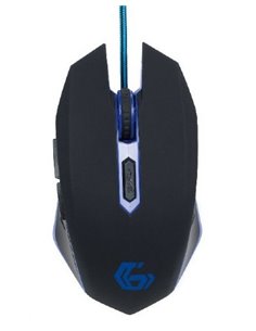 Игровая мышь Gembird MUSG-001-B, Черный/Синий 2