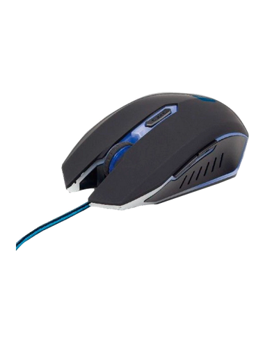 Игровая мышь Gembird MUSG-001-B, Черный/Синий
