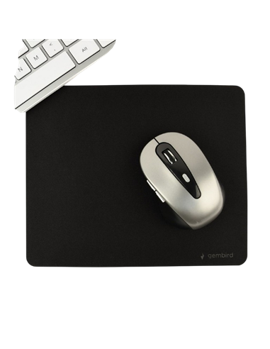 Mouse Pad Gembird MP-S-BK-M, 260mm x 220mm, Negru