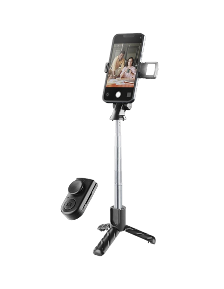 Монопод для селфи Cellularline Tripod Sparkle, Чёрный