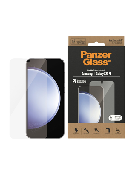 Sticlă de protecție PanzerGlass SAFE. Ultra-Wide Fit Samsung Galaxy S23 FE, Transparent
