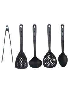 Set de ustensile de bucătărie Polaris Kontur-5N, Negru