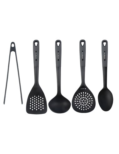 Set de ustensile de bucătărie Polaris Kontur-5N, Negru
