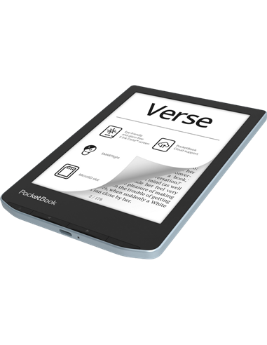 eBook Reader PocketBook Verse 629, Albastru stralucitor