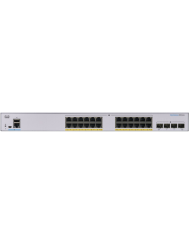 Switch de rețea Cisco CBS250-24P-4G, 24x 10/100/1000 Mbps