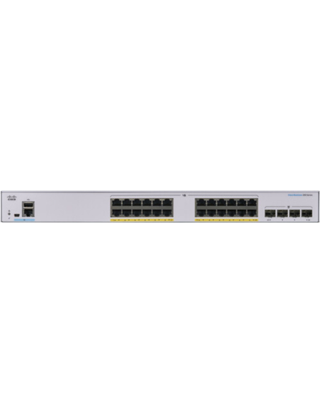 Сетевой коммутатор Cisco CBS250-24P-4G, 24x 10/100/1000 Мбит/с