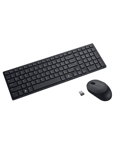 Клавиатура и мышь DELL KM555, Беспроводное, Чёрный